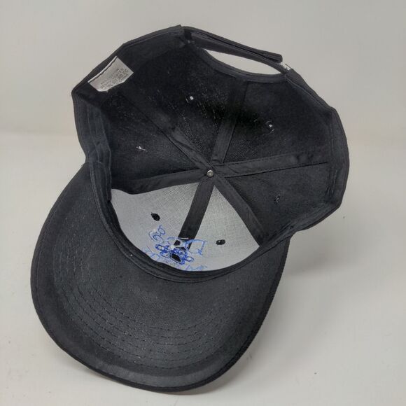 J&W Women's Strapback Hat Black Adjustable Dog Mom Embroidered Logo W/Tags - Picture 9 of 11